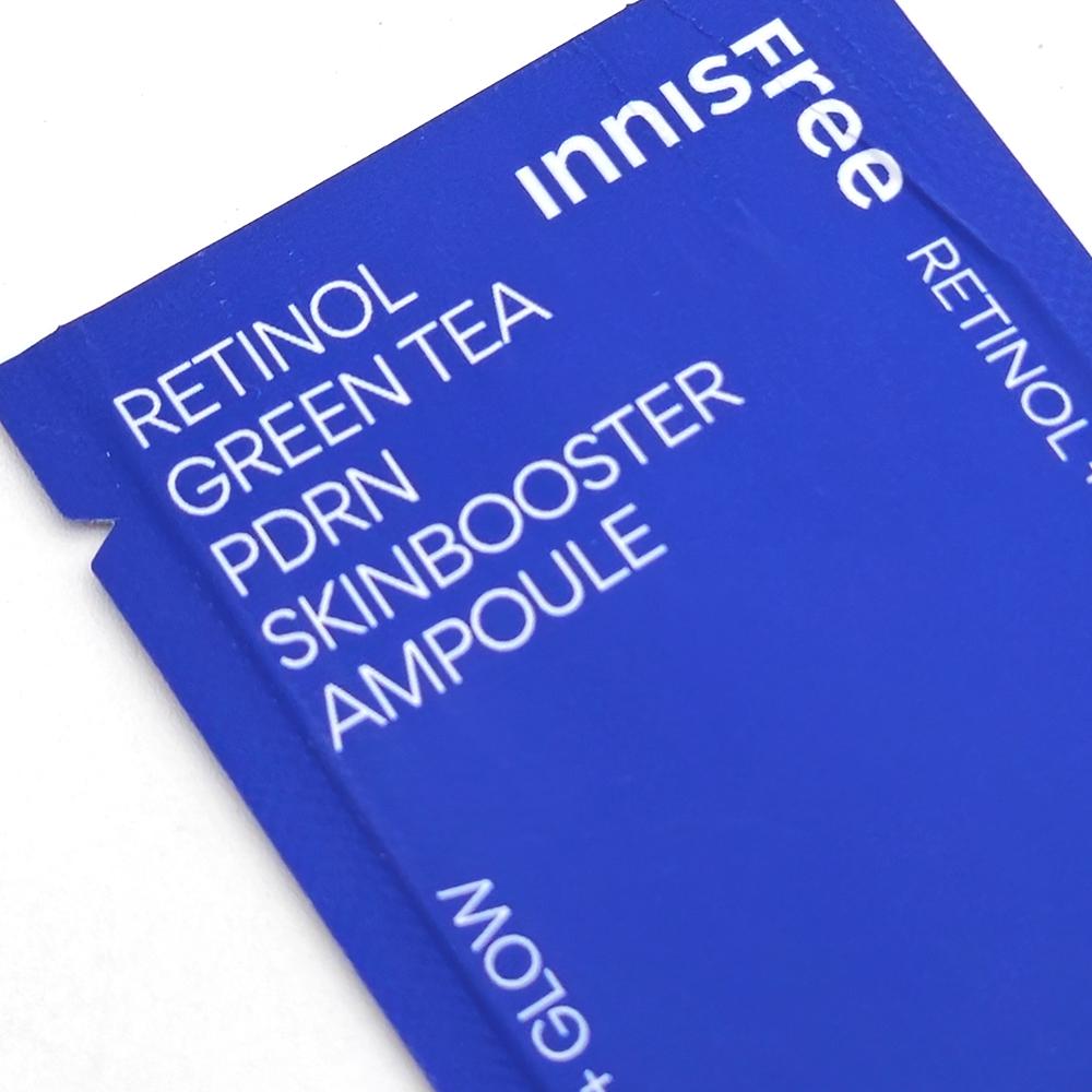15 шт/15 мл_[INNISFREE] Ретинол Зеленый чай PDRN Skinbooster Ампула 1 мл (Образец Саше)