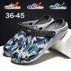 Summer Beach Sandals Couple Fashion Casual Slippers Breathable Non-Slip Outdoor Garden Shoes