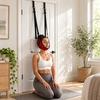 Over-Door Head-and-Chin Tractions Slings with Adjustable Hanging Position