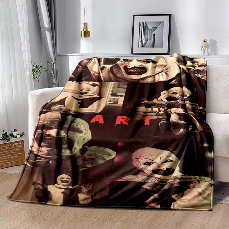 29 Style Terrifier Horror Movie Halloween Gift Soft Plush Blanket,Flannel Throw Blanket for Living Room Bedroom Bed Sofa Cover
