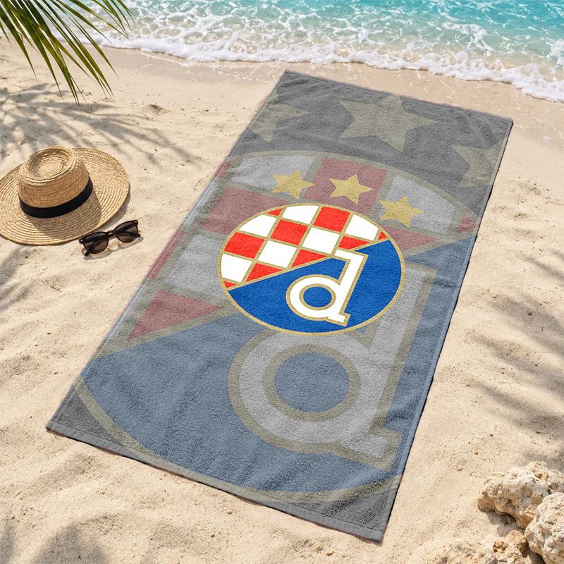 GNK Dinamo Zagreb Microfiber Beach Towel Quick Dry Sand Free Lightweight Beach Towels for Travel Swimming Camping
