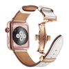 Роскошный кожаный ремешок наручные часы для Apple Watch Band Ultra 2 49 мм 44 мм 40 мм 42 мм 38 мм Iwatch Series 8 9 7 6 SE 5 4 3 ремешки для часов