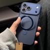 Матовый Магнитный Чехол Для Беспроводной Зарядки Magsafe Для iPhone 17 16 15 14 13 12 11 Pro Max Plus С Подставкой Держателем Прозрачная Крышка