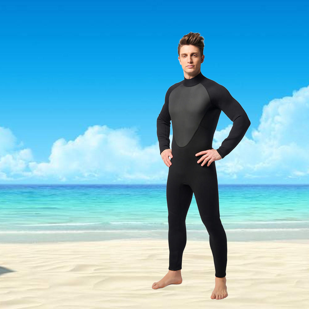 Men's 3mm Neoprene Full Body Diving Swimming Surfing Spearfishing Wet Suit Snorkeling Suit