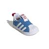 Adidas Originals Superstar 360 Comfortable Durable Low-Top Walking Shoes Baby Shoes Blue GY9143