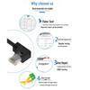 KASP AUDIO Cat6 90-Degree Elbow Patch Cable