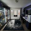 1PC Custom Name Lion Panther Majesty Theme Floor Mat Ideal for Living Room, Game Rooms, Office, Bedroom,Floor Mat Playful Design