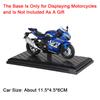 1:18 HAYABUSA GSX1000R R1 Motorcycle Toy Alloy Body Rubber Tires CBR1000RR Shock Absorption Model Car Models Boy Decorative Item
