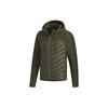 Neo Fleece-Lined Casual Sports Warm Down Jacket Men Outerwear Army-Green EI6284
