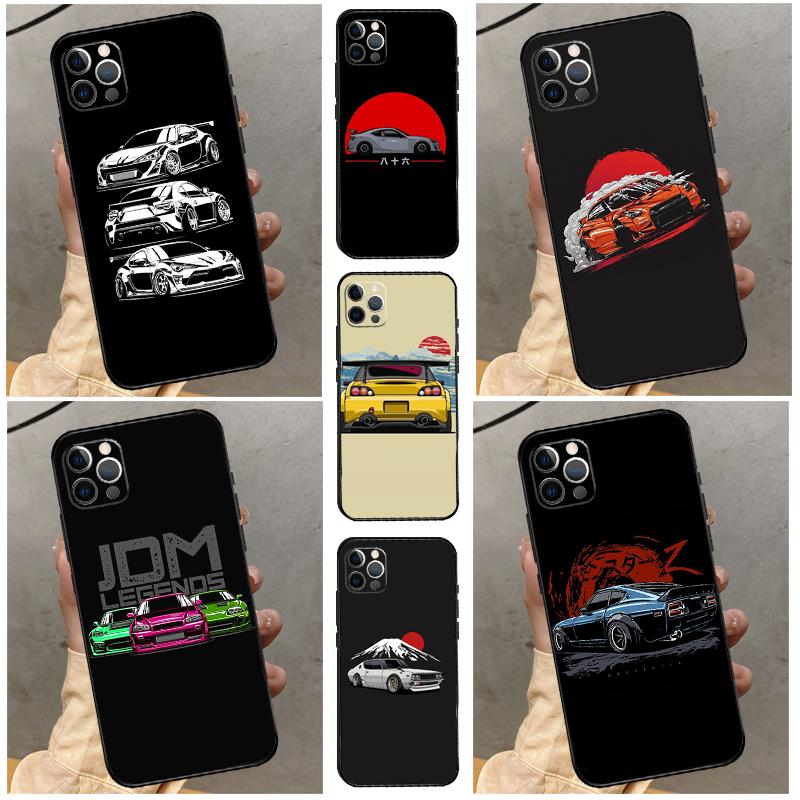 Japan JDM Car Case For ZTE Nubia Red Magic 11 10 8 9 8S 9S 10S Pro Plus 10 Air 5G 6R 6 7 6S 7S Pro Cover