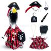 Porch Goose Decoration Clothes Set Waterproof Raincoat Bikini Ghost Outfit for 23 Inch Lawn Garden Statue Costume