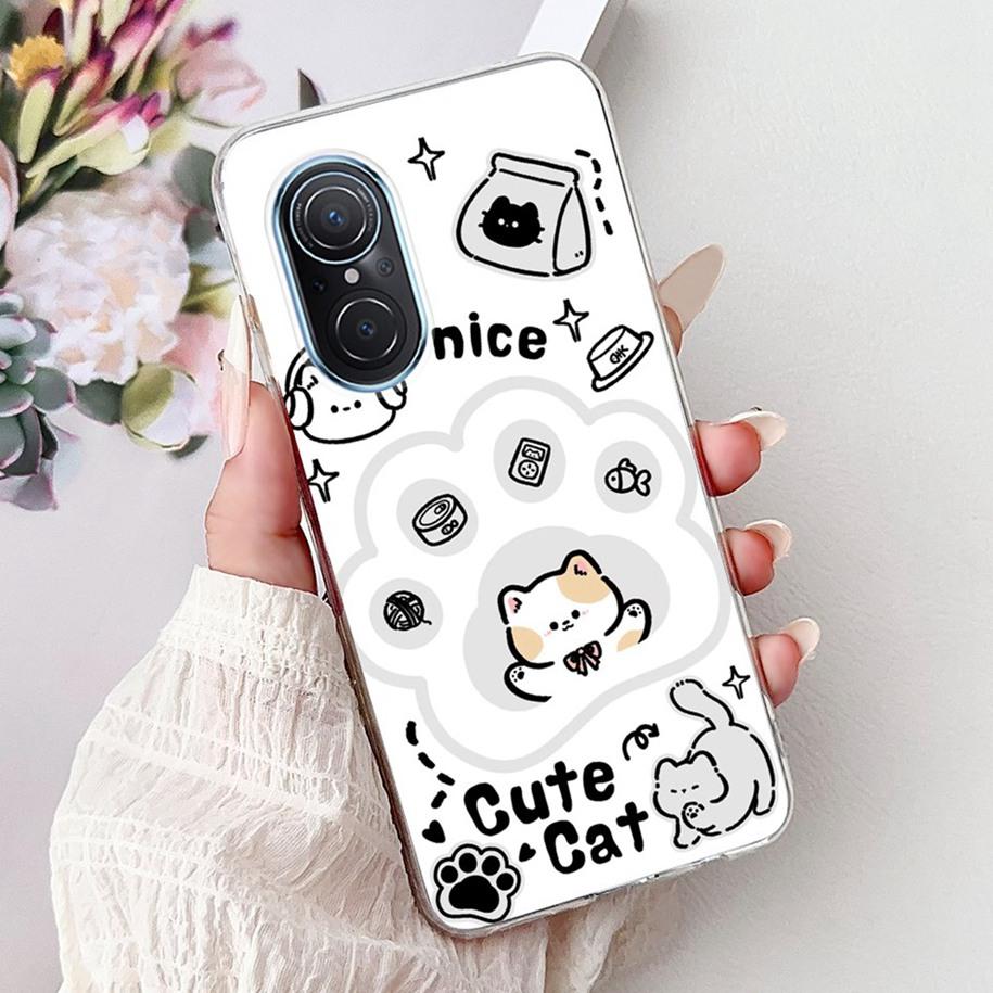 For Huawei Nova 9 SE Case JLN-LX1 JLN-LX3 Silicone Cover Cute Cartoon Soft Slim Phone Case For Huawei Nova 9 Nova9 Pro Protector