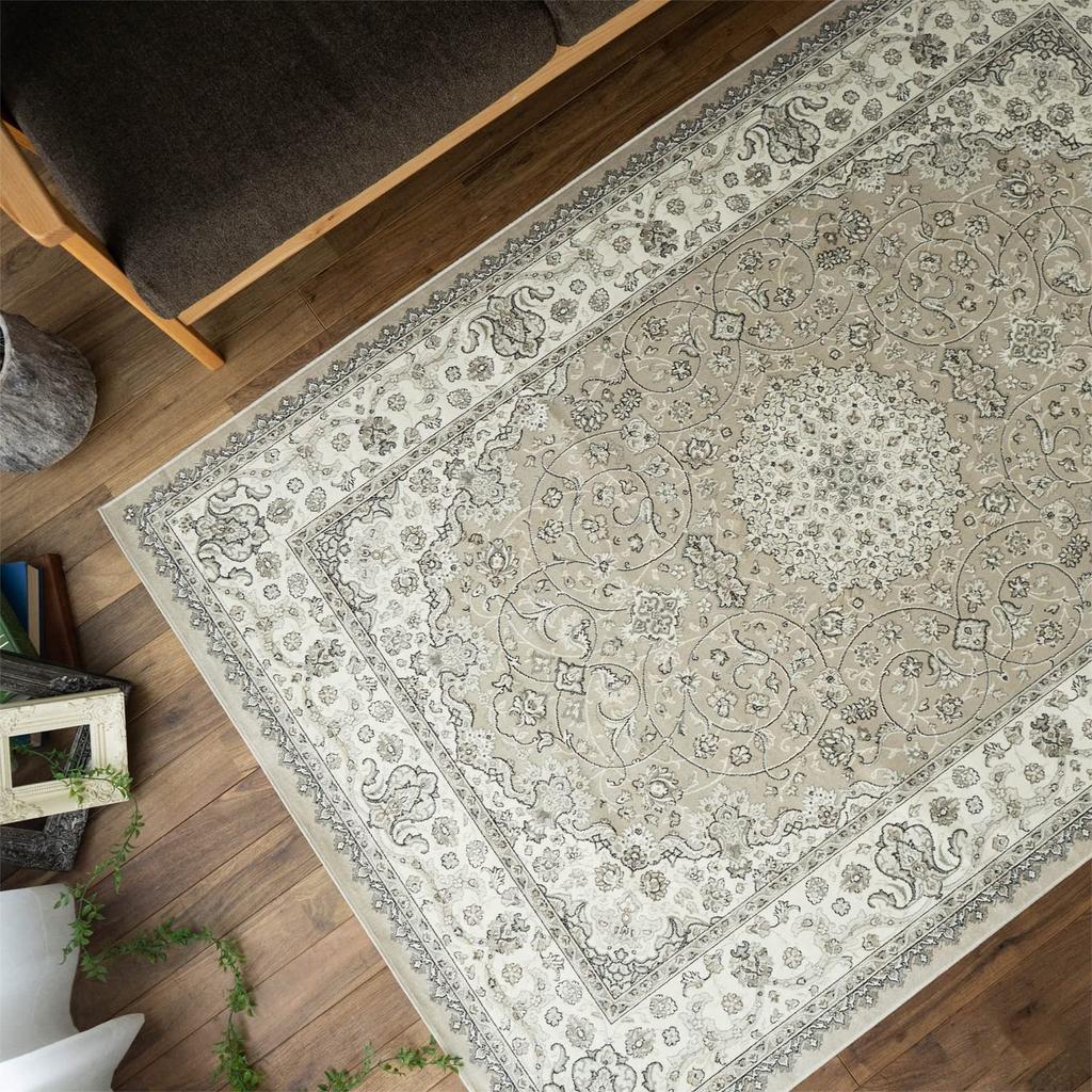 Sayan Sayan Persian Pattern Rug Royal Palace 14650 195x195 2 Tatami Light Beige