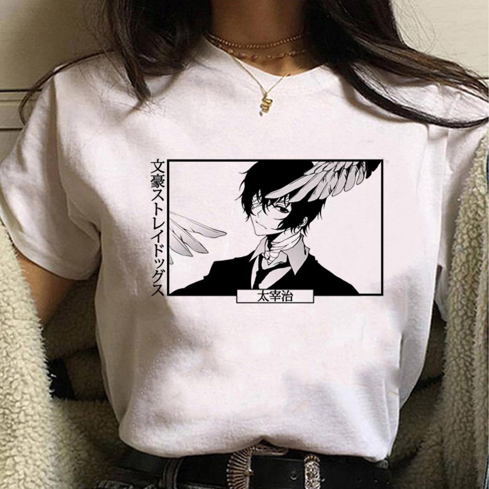 Dazai Tshirts Wounisex Y2k Top Girl Harajuku Clothes