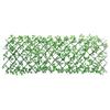Climbing Grid with Artificial Ivy Expandable Green 180 x 65 cm