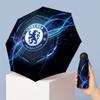 Chelsea FC Узор Печатный Мини 5 Сложений 8 Спиц Компактный Зонт Ветрозащитный Водонепроницаемый Легкий Портативный Складной