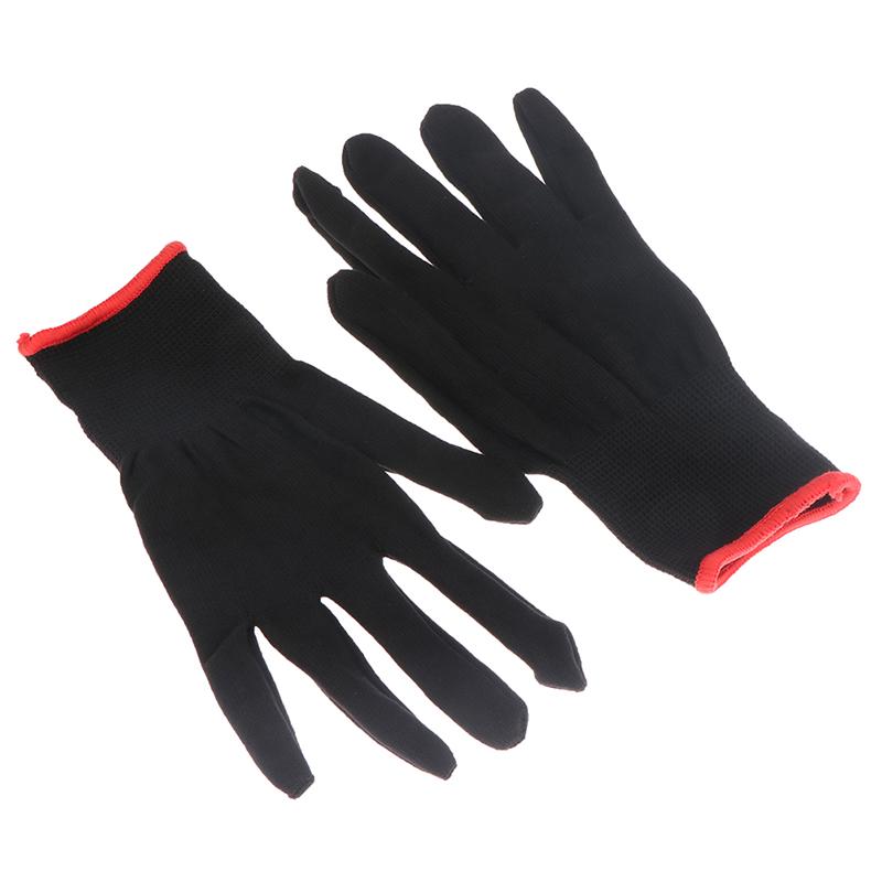 1Pair Hairdressing Anti-hot Glove for Flat Iron Heat Resistant Hair Straightening Curling Glove Styling Household Mitten