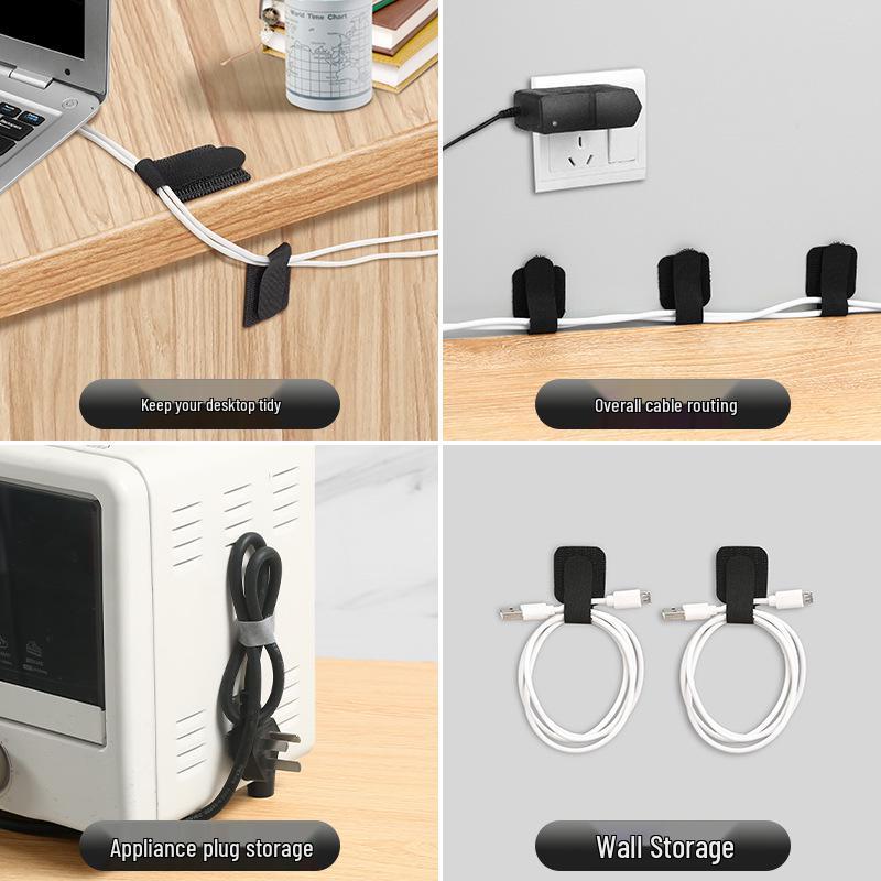 3M Самоклеящиеся ленты-липучки для организации кабелей и шнуров питания