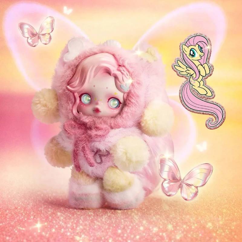 Плюшевая игрушка Skullpanda X My Little Pony, слепой бокс, из мягкого плюшевого материала, для детей и коллекционеров
