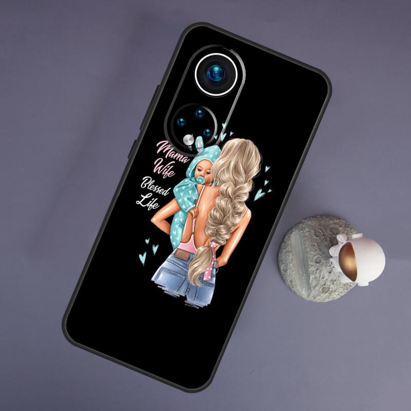 Модный чехол «Супер мама» для Huawei Honor Magic 5 Lite 70 50 X8 X9 a P20 P30 P40 P50 P60 Pro P Smart Nova 9 5T