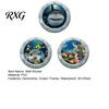 Self Adhesive Tropical Fish Decals 3Pcs Underwater World Wall Sticker, Ocean Animals Decals, Peel And Stick Vinyl Creative Bathtub Side Stickers