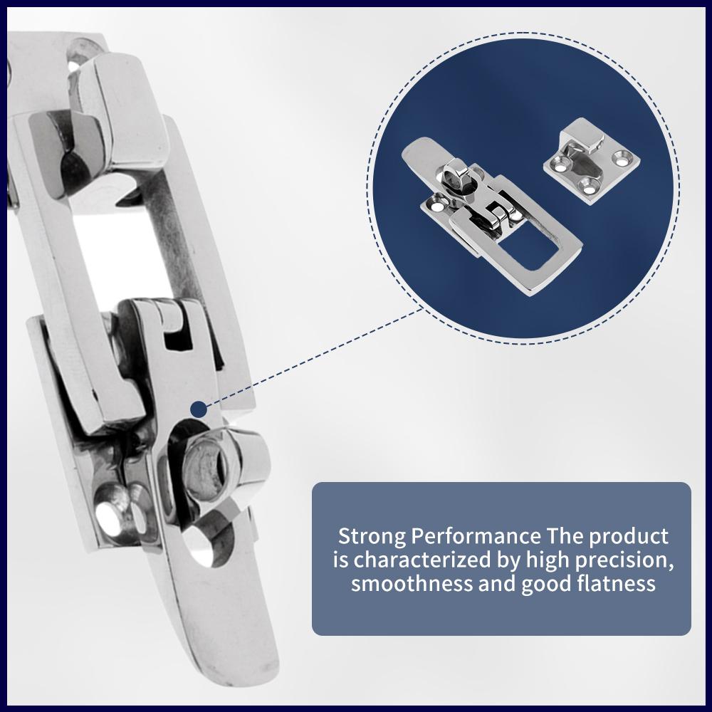 Marine Door Lock Latch 316 Stainless Steel Anti-Rattle Fastener Clamp Boat Accessories Marine Hardware