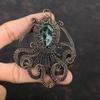 Seraphinite Pendant Copper Wire Wrapped Pendant Seraphinite Jewelry Gemstone Pendant Handmade Copper Jewelry Octopus Pendant Gift For Women
