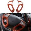 For Hyundai IX35 2010-2017 Wooden Color Interior Steering Wheel Cover Car Decoration