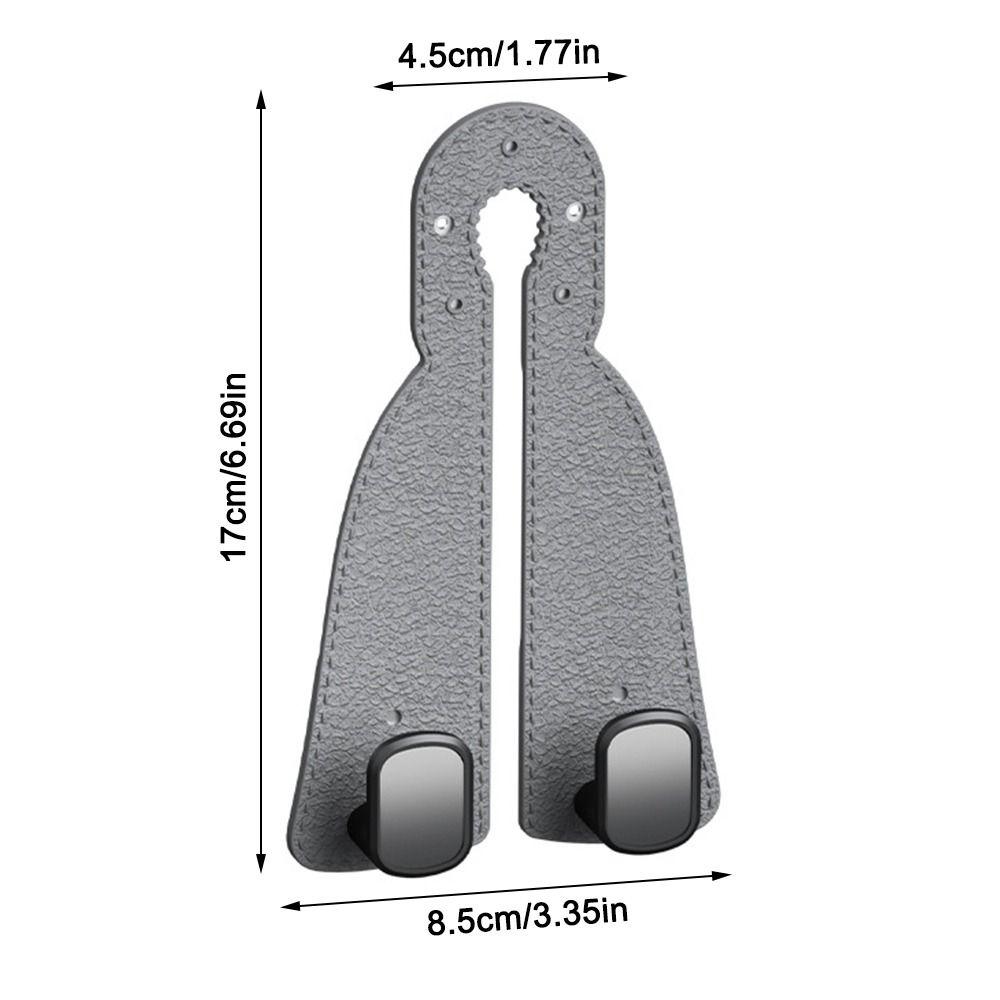 Universal Car Seat Double Hooks Hidden Car Hooks Car Headrest Hook  Car Interior Accessories