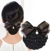Hotel Attendant Hair Clip Bowknot Bun Snood Bowknot Hairgrips Net Cover  Nurses/Flight Attendant