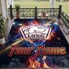 Custom Text Printed Rug LOSC Lille Non Slip Floor Carpet For Home Room Decor