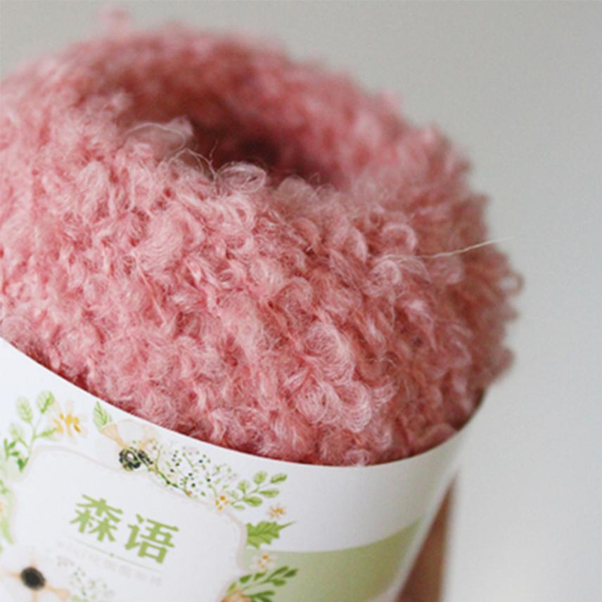 Шерстяная пряжа мягкая гладкая для ручного вязания круговая нить вязаная крючком кукольные волосы сделай сам плюшевая кукла рукоделие вязание сделай сам вязаный инструмент