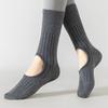 Cotton Yoga Socks Breathable Strappy Grip Sock New Mid Tube Socks