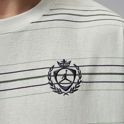 Men's Jordan T-Shirts Men's White/Black Crew Neck