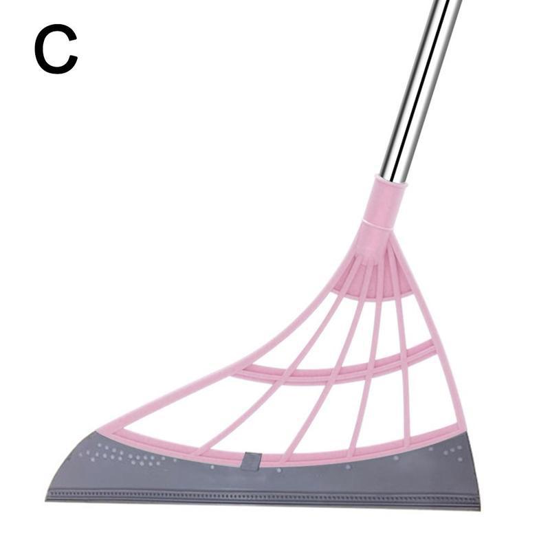 Многофункциональная щетка для пола в ванной комнате, волшебная метла, подметальная машина для ворса, скребок для чистки, подметальная машина