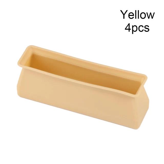 4pcs Silicone Chair Leg Caps Anti Slip Furniture Feet Cover Floor Protector Pad Wood Sofa Table Bed Mute Mat Bumper Damper