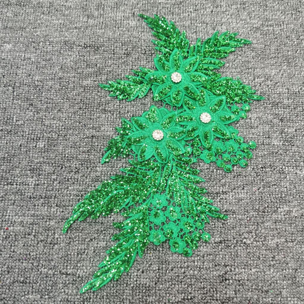 Color Polyester Light Water Soluble Lace Phoenix Gold Powder Sequins Decal Diy Clothing Accessories