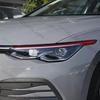 Для Volkswagen Golf 8 MK8 2026 Пара Спортивная Красная Наклейка на Фару Декаль Защитная Пленка на Веко Передней Фары Накладка Черная Виниловая