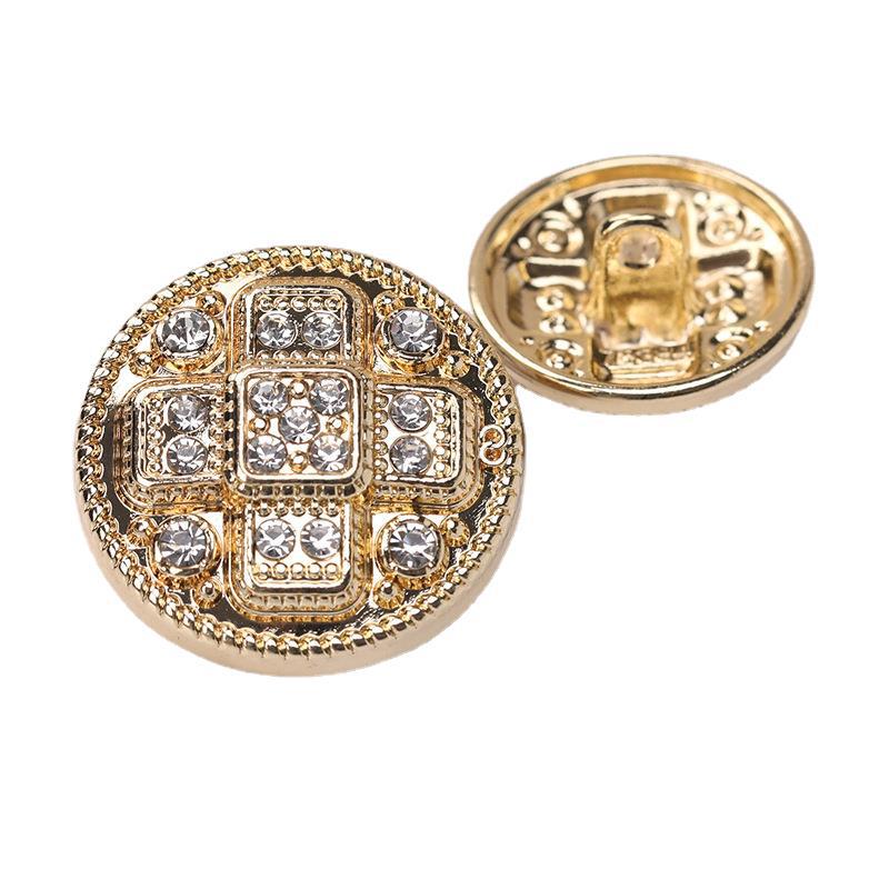 10 шт., красивые полые пуговицы с цветком, высокое качество, цельнометаллические круглые пуговицы, аксессуары для женской одежды