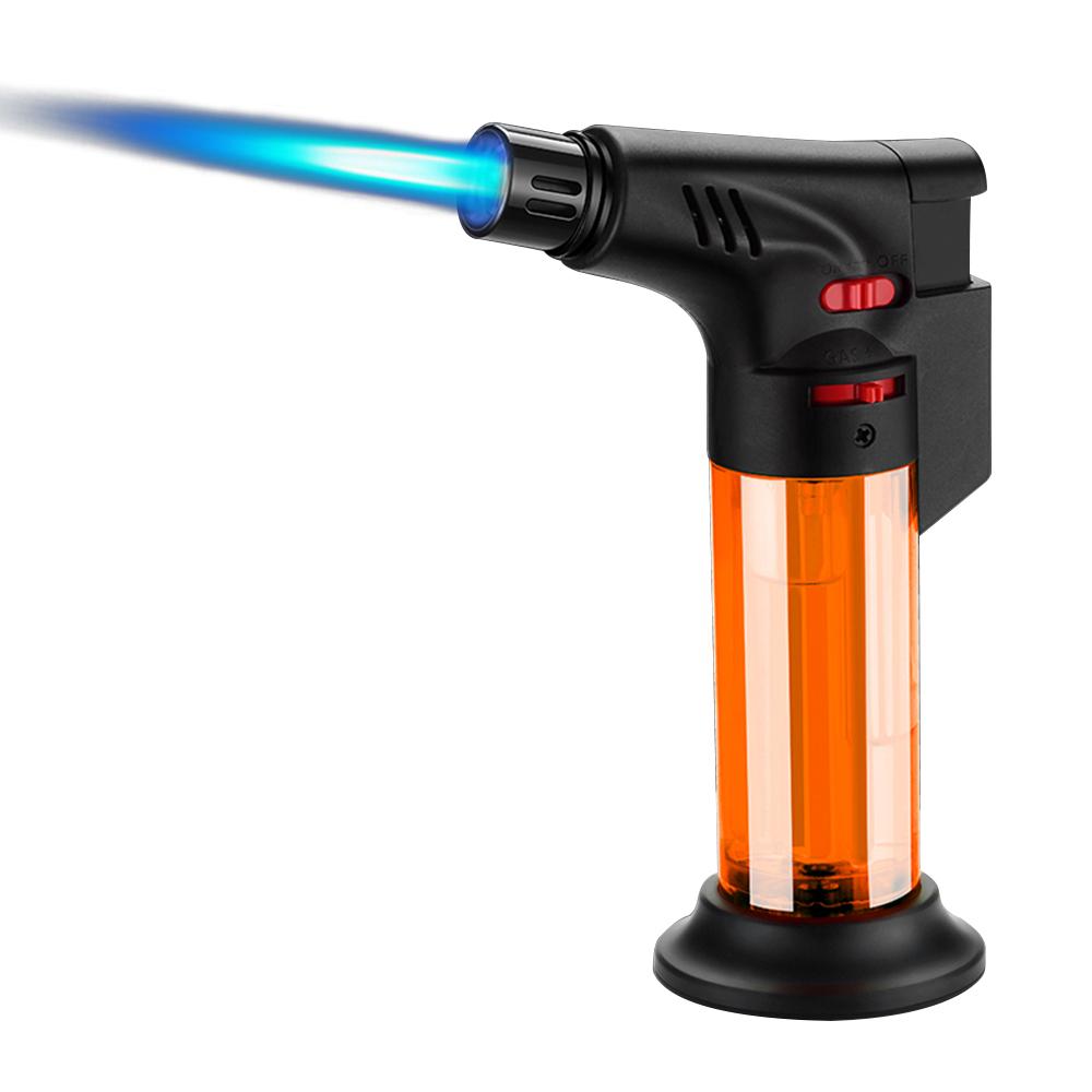 Зажигалка, регулируемая многоразовая турбогазовая зажигалка с пламенем, уличная зажигалка для кемпинга, барбекю, ветрозащитная зажигалка