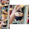 Cute Animal Bee Dog Plush Keychain Pendant Doll Keyring For Gifts