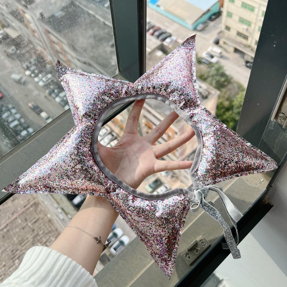 Регулируемый ободок со звездами, реквизит для фотосъемки, сверкающие аксессуары для вечеринок, мероприятия для девочек