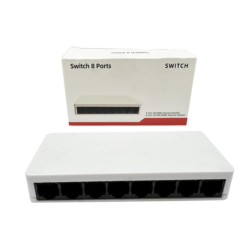 5 to 24-Port PoE Network Monitoring Switch, 48V Standard Network Cable Power Supply