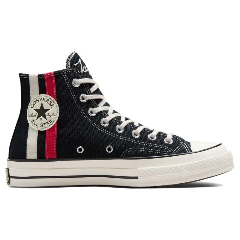 Converse Chuck 70 Hi Архивные полосы Черный Белый Красный Унисекс A07441C
