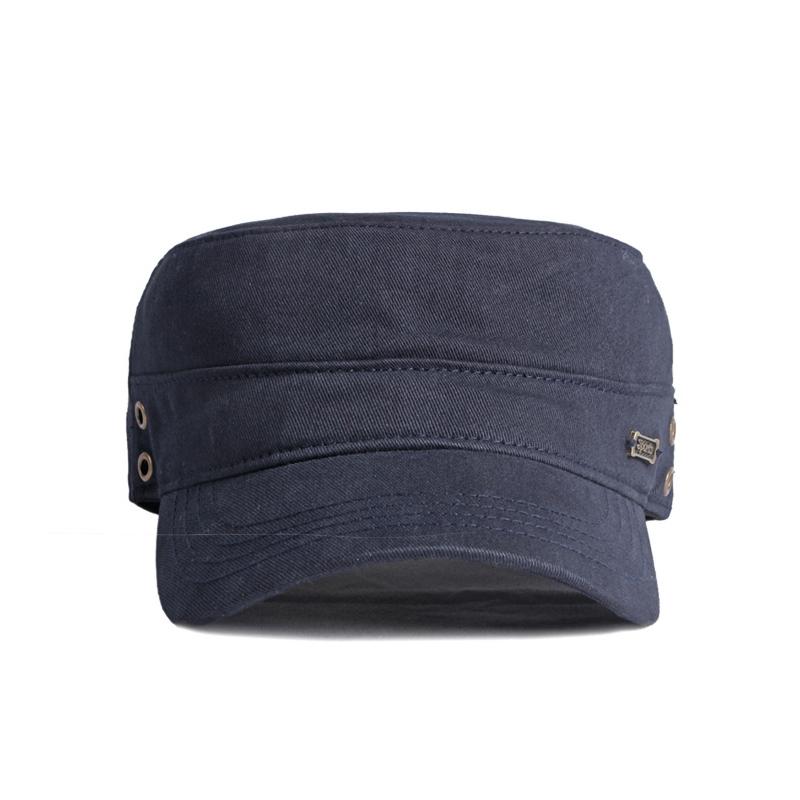 Хлопковая шляпа в стиле милитари, мужская шляпа от солнца, спортивная шляпа с плоским цилиндром на открытом воздухе, женские береты, плоские шляпы, кепка капитана, бейсбольная кепка дальнобойщика Snapback