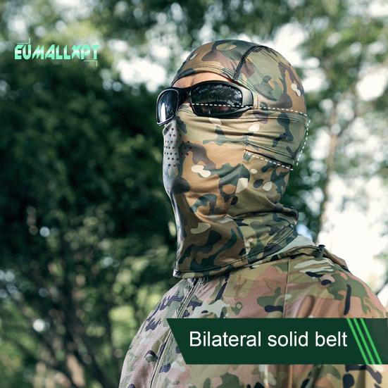 Солнцезащитный крем для лица, защита от ультрафиолета, очень мягкая дышащая ткань, поглощающая пот, ледяной шелк, эластичный защитный чехол для лица для мужчин