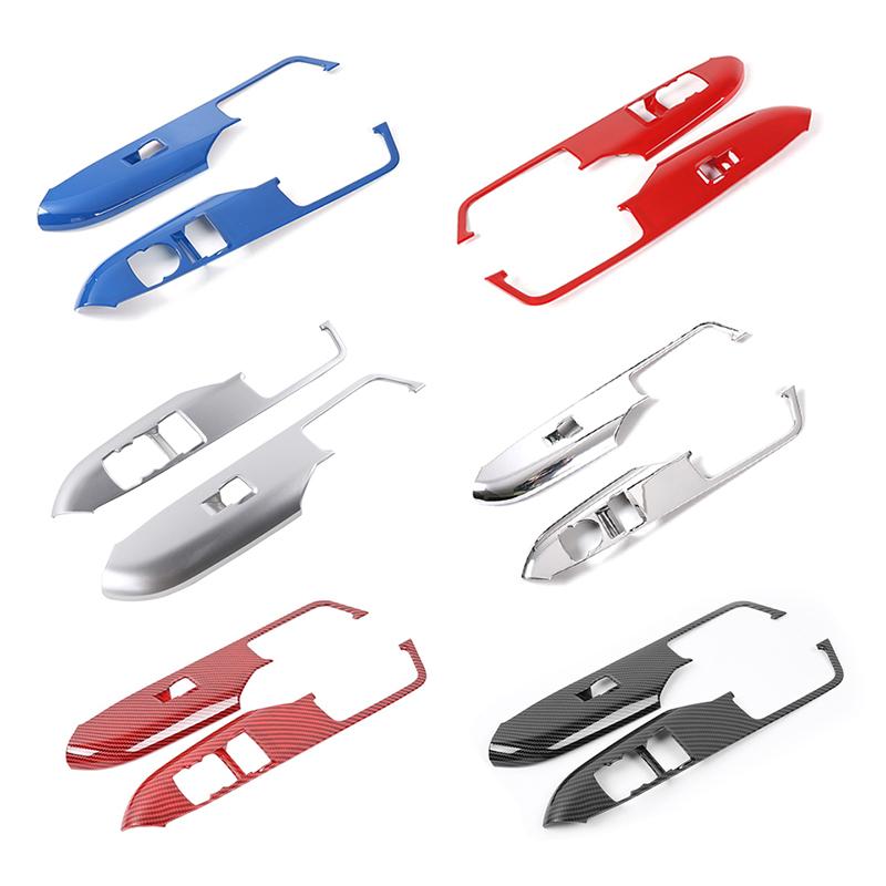 BAWA дверная ручка автомобиля, подлокотник, панель, кнопка переключения окна, декоративная рамка, накладка для Ford Mustang 2015 2016 2017 2018