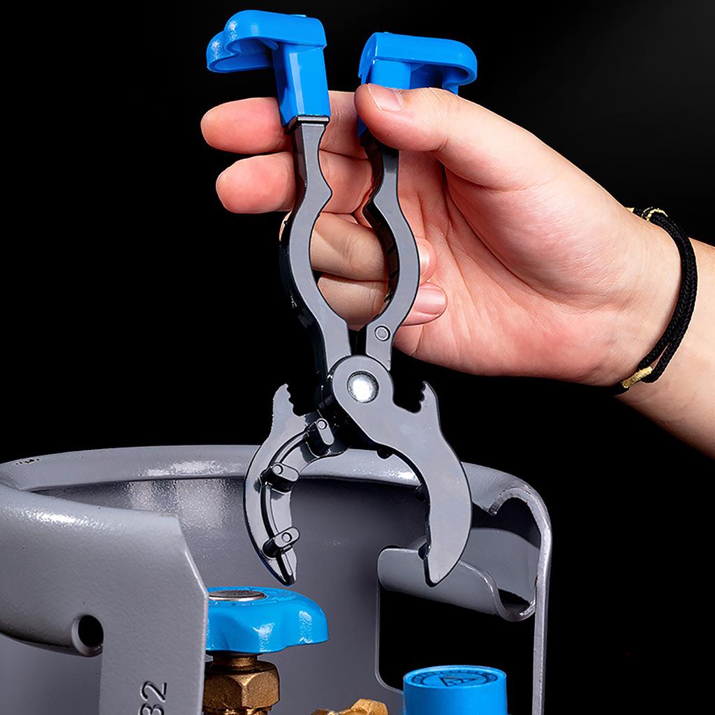 1 шт. Профессиональный газовый ключ Противоскользящий Регулируемый Ключ для баллона Редуктор давления Ключ Газы сжиженные Съемник