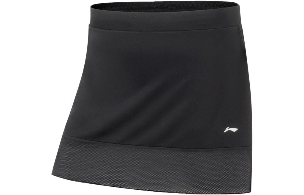 Li Ning Badminton Collection Casual Short Skirts Women's Black ASKR020-3