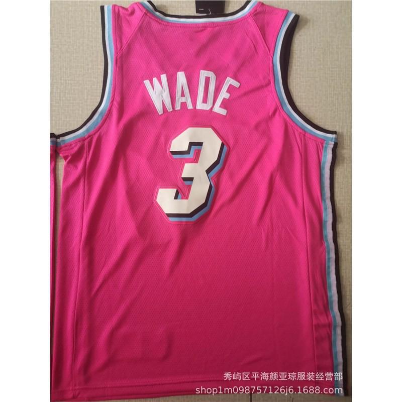 Miami Heat 3 Dwyane Wade Embroidered Basketball Jersey Men Women Breathable Sportswear Season